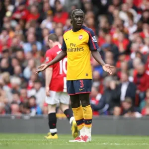 Bacary Sagna in Action: 0-0 Stalemate at Old Trafford, Manchester United vs Arsenal, Barclays Premier League, May 2009 Bacary Sagna in Action: 0-0 Stalemate at Old Trafford, Manchester United vs Arsenal, Barclays Premier League, May 2009