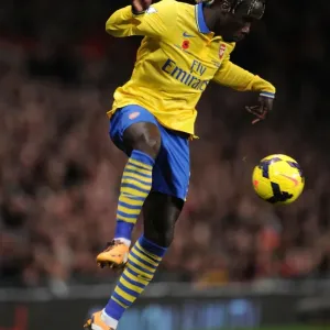 Bacary Sagna in Action: Arsenal vs. Manchester United, Premier League 2013-14 Bacary Sagna in Action: Arsenal vs. Manchester United, Premier League 2013-14
