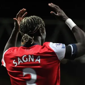 Bacary Sagna in Action: Arsenal vs. West Ham United, Premier League 2013-14 Bacary Sagna in Action: Arsenal vs. West Ham United, Premier League 2013-14