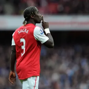 Bacary Sagna in Action: Arsenal vs Manchester City, Premier League 2011-12 Bacary Sagna in Action: Arsenal vs Manchester City, Premier League 2011-12