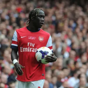Bacary Sagna in Action: Arsenal vs Stoke City, Premier League 2013-14 Bacary Sagna in Action: Arsenal vs Stoke City, Premier League 2013-14