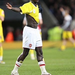 Bacary Sagna in Action: Arsenal's 4-0 FA Cup Victory over Cardiff City, Emirates Stadium, 2009