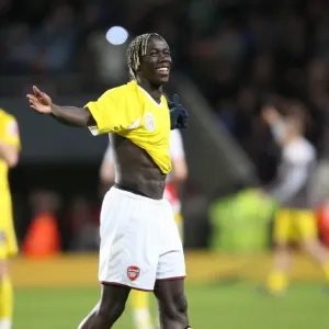 Bacary Sagna in Action Print, a photograph of the footballer Bacary Sagna in Action Print, a photograph of the footballer