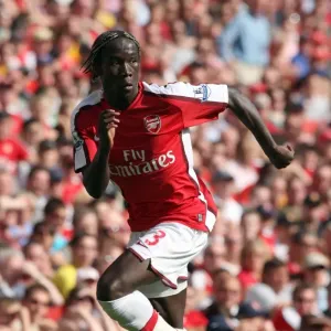 Bacary Sagna in Action: Arsenal's Victory over Stoke City, 4-1, Barclays Premier League, Emirates Stadium, May 24, 2009