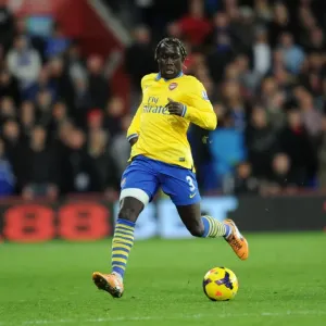 Bacary Sagna in Action: Cardiff City vs. Arsenal, Premier League 2013-14