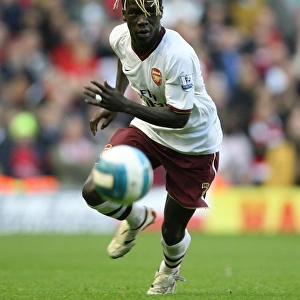 Bacary Sagna in Action: Liverpool 1:1 Arsenal, Barclays Premier League