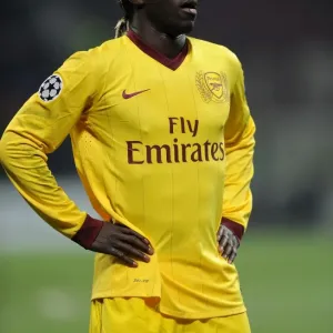 Bacary Sagna (Arsenal). AC Milan 4: 0 Arsenal. UEFA Champions League. First Knock Out Round 1st Leg Bacary Sagna (Arsenal). AC Milan 4: 0 Arsenal. UEFA Champions League. First Knock Out Round 1st Leg