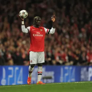 Bacary Sagna (Arsenal). Arsenal 0: 2 Bayern Munich. UEFA Champions League. Round of 16, 1st Leg Bacary Sagna (Arsenal). Arsenal 0: 2 Bayern Munich. UEFA Champions League. Round of 16, 1st Leg
