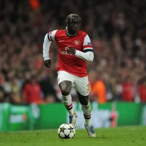 Bacary Sagna (Arsenal). Arsenal 1: 3 Bayern Munich. UEFA Champions League. Round of 16, 1st Leg