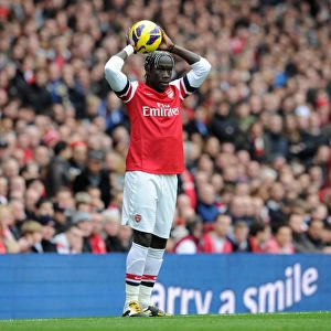 Bacary Sagna (Arsenal). Arsenal 5: 2 Tottenham Hotspur. Barclays Premier League. Emirates Stadium