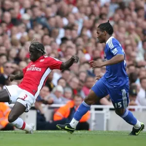 Bacary Sagna (Arsenal) Florent Malouda (Chelsea) Bacary Sagna (Arsenal) Florent Malouda (Chelsea)