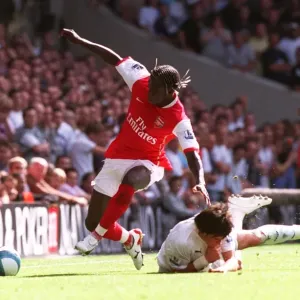 Bacary Sagna (Arsenal) Gareth Bale (Tottenham) Bacary Sagna (Arsenal) Gareth Bale (Tottenham)