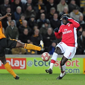 Bacary Sagna (Arsenal) George Boateng (Hull). Hull City 1: 2 Arsenal, Barclays Premier League