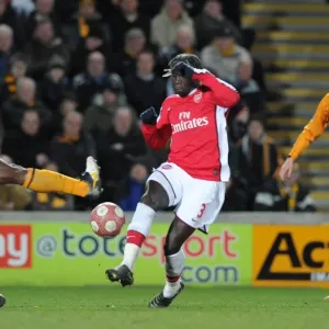 Bacary Sagna (Arsenal) George Boateng (Hull). Hull City 1: 2 Arsenal, Barclays Premier League Bacary Sagna (Arsenal) George Boateng (Hull). Hull City 1: 2 Arsenal, Barclays Premier League