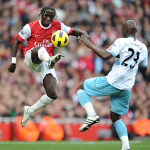 Bacary Sagna (Arsenal) Herita Ilunga (West Ham). Arsenal 1: 0 West Ham United