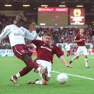 Bacary Sagna (Arsenal) James O Connor (Burnley) Bacary Sagna (Arsenal) James O Connor (Burnley)