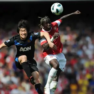 Bacary Sagna (Arsenal) Ji-Sung Park (Man United). Arsenal 1: 0 Manchester United
