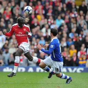 Bacary Sagna (Arsenal) Keith Fahey (Birmingham). Birmingham City 1: 1 Arsenal