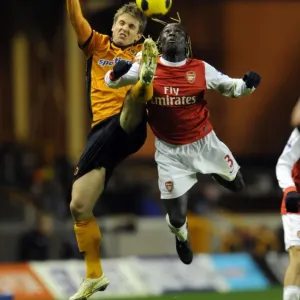 Bacary Sagna (Arsenal) Kevin Doyle (Wolves). Wolverhampton Wanderers 0: 2 Arsenal