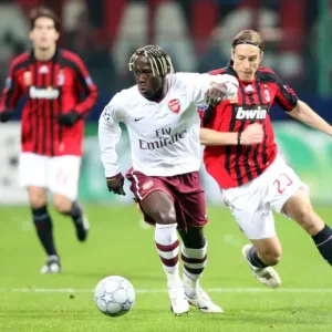 Bacary Sagna (Arsenal) Massimo Ambrosini (Milan)