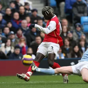 Bacary Sagna (Arsenal) Michael Ball (Manchester City)