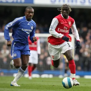Bacary Sagna (Arsenal) Salomon Kalou (Chelsea)