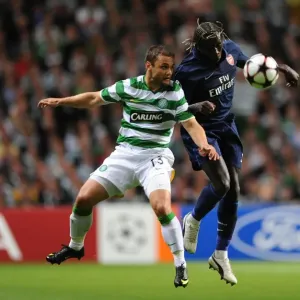 Bacary Sagna (Arsenal) Shaun Maloney (Celtic) Bacary Sagna (Arsenal) Shaun Maloney (Celtic)