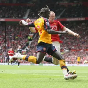 Bacary Sagna (Arsenal) Wayne Rooney (Man United) Bacary Sagna (Arsenal) Wayne Rooney (Man United)