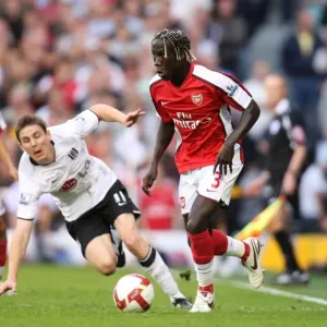 Bacary Sagna (Arsenal) Zoltan Gera (Fulham) Bacary Sagna (Arsenal) Zoltan Gera (Fulham)