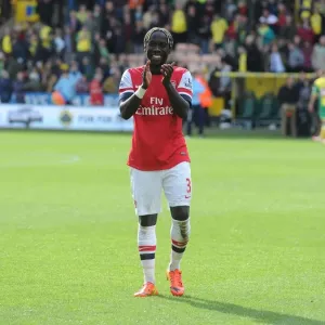 Bacary Sagna Bids Farewell: Norwich City vs. Arsenal, Premier League 2013-14
