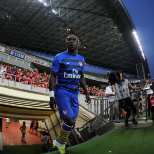 Bacary Sagna Gears Up: Arsenal vs Urawa Red Diamonds, Saitama 2013 Bacary Sagna Gears Up: Arsenal vs Urawa Red Diamonds, Saitama 2013