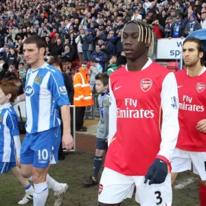 Bacary Sagna and Mathieu Flamini