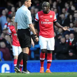 Bacary Sagna vs. Andre Marriner: A Clash of Willms at Stamford Bridge - Chelsea vs. Arsenal, Premier League, 2014 Bacary Sagna vs. Andre Marriner: A Clash of Willms at Stamford Bridge - Chelsea vs. Arsenal, Premier League, 2014