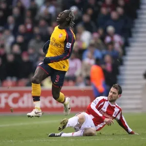Bacary Sagna's Injury: Arsenal's 2-1 Victory Over Stoke, 2008