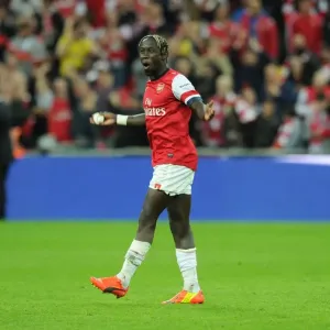 Bacary Sagna's Triumphant Moment: Arsenal's FA Cup Semi-Final Victory over Wigan Athletic Bacary Sagna's Triumphant Moment: Arsenal's FA Cup Semi-Final Victory over Wigan Athletic