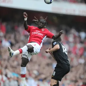 Bacvary Sagna (Arsenal) Wayne Bridge (Man City). Arsenal 0: 0 Manchester City