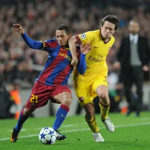 Barcelona's Triumph over Arsenal: Rosicky vs Adriano in the 2011 UEFA Champions League (3-1)