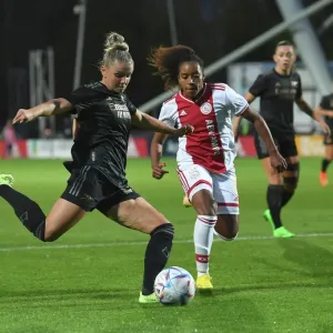 Battle in Amsterdam: Arsenal vs. Ajax Women - UEFA Champions League Second Qualifying Round Battle in Amsterdam: Arsenal vs. Ajax Women - UEFA Champions League Second Qualifying Round