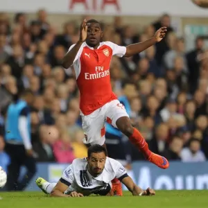 Battle of the Capital: Campbell vs Chadli - Arsenal vs Tottenham in the Capital One Cup Battle of the Capital: Campbell vs Chadli - Arsenal vs Tottenham in the Capital One Cup