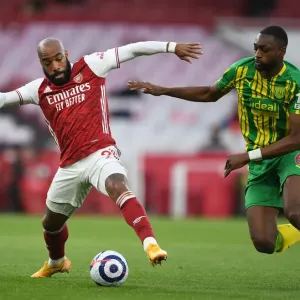 Empty Battle: Lacazette vs. Ajayi in Ghostly Emirates - Arsenal vs. West Bromwich Albion, Premier League 2020-21