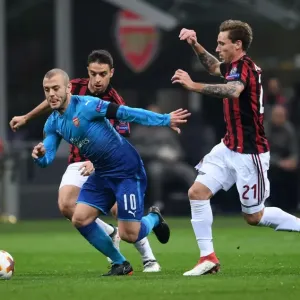 Battle of Midfield: Jack Wilshere vs. Lucas Biglia - Arsenal vs. AC Milan, Europa League 2017-18 Battle of Midfield: Jack Wilshere vs. Lucas Biglia - Arsenal vs. AC Milan, Europa League 2017-18