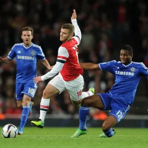 Battle of the Midfield: Jack Wilshere vs. Jon Mikel Obi (Arsenal vs. Chelsea, Capital One Cup 2013-14) Battle of the Midfield: Jack Wilshere vs. Jon Mikel Obi (Arsenal vs. Chelsea, Capital One Cup 2013-14)