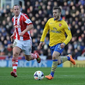 Battle in the Midfield: Jack Wilshere vs. Charlie Adam, Premier League 2013-14