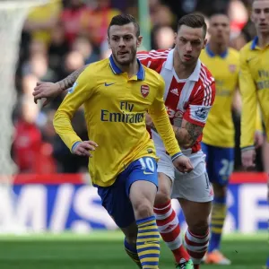 Battle in the Midfield: Jack Wilshere vs Marko Arnautovic, Premier League 2013-14