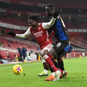 Empty Battle: Saka vs Kouyate - Arsenal vs Crystal Palace, Emirates Stadium