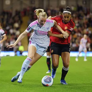 Battle for Supremacy: Stina Blackstenius vs. Gabrielle George - Women's Super League Showdown: Arsenal FC vs. Manchester United Battle for Supremacy: Stina Blackstenius vs. Gabrielle George - Women's Super League Showdown: Arsenal FC vs. Manchester United