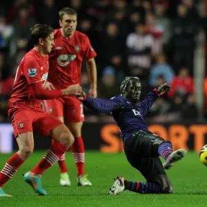 Battling Midfield: Sagna vs. Ramirez in Southampton v Arsenal (2012-13) Battling Midfield: Sagna vs. Ramirez in Southampton v Arsenal (2012-13)