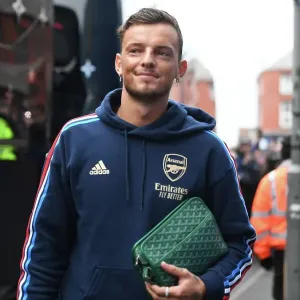 Ben White's Arrival at Goodison Park Ahead of Everton vs. Arsenal Premier League Clash (2022-23)