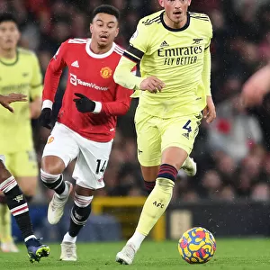Ben White's Defiant Display: Arsenal Stands Firm Against Manchester United (Premier League 2020-21)