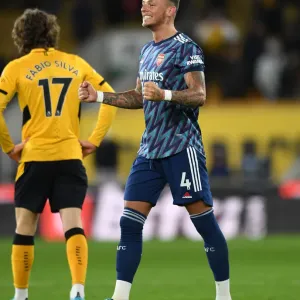 Ben White's Thrilling Goal Celebration: Arsenal's Victory Over Wolverhampton Wanderers